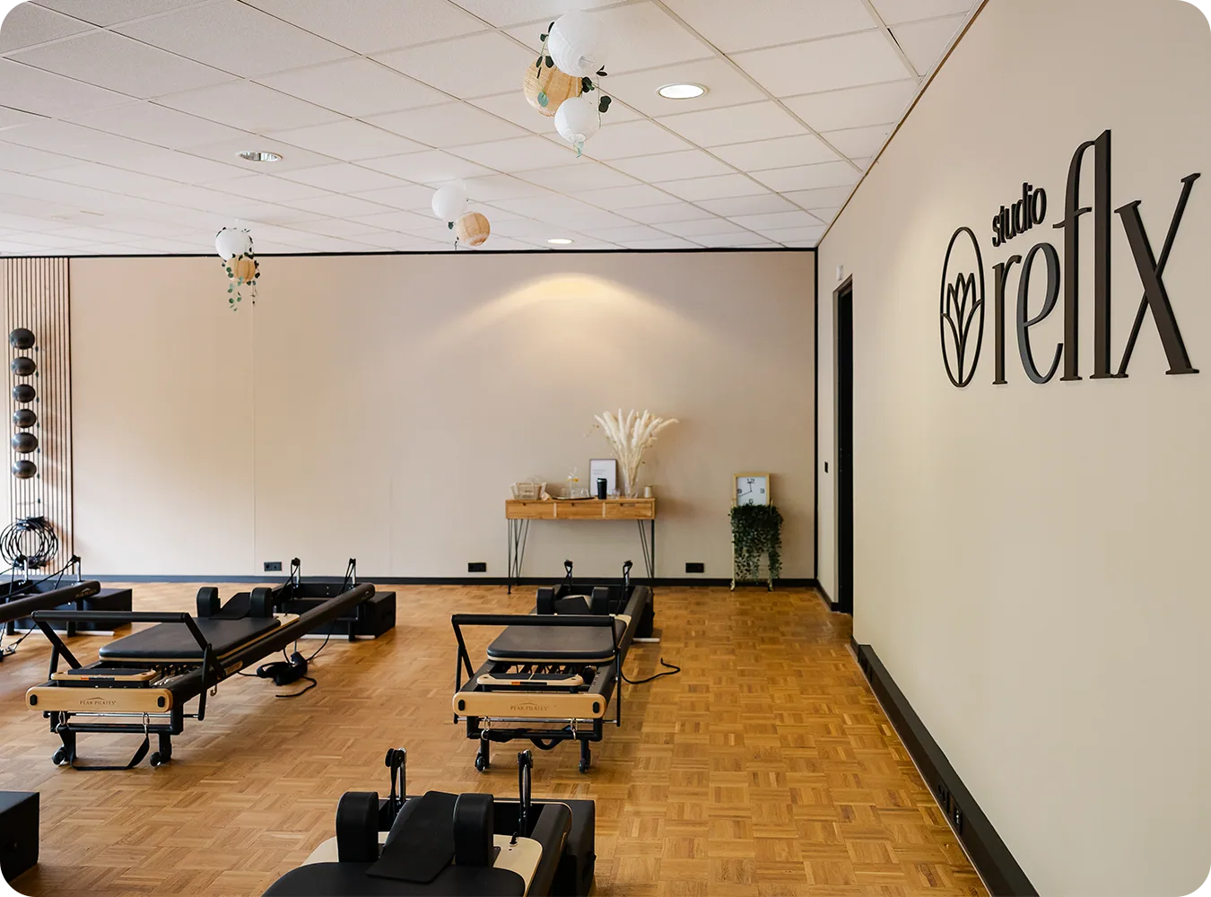 Reformer pilates studio van Studio Reflx in Valkenswaard met professionele reformers